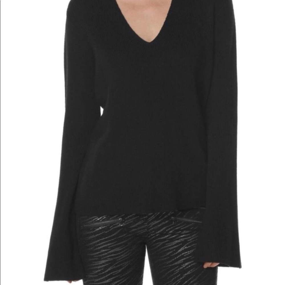 ROSIE HW PAIGE 100% wool BELL SLEEVE SWEATER